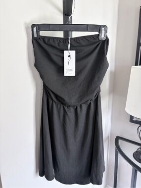 Strapless Black Women’s Dress - Classic Tube Style